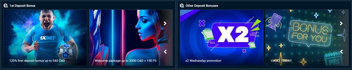 onexbet bonuses